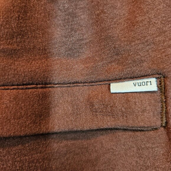 Vuori Mens Brown Jogger Sweatpants With Drawstring Waist & Zipper Pockets - Picture 10 of 13